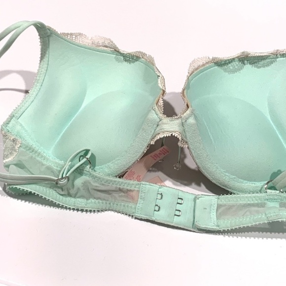 32B Set Mint Bombshell Seduction Bra Mint Crystal - Picture 9 of 10
